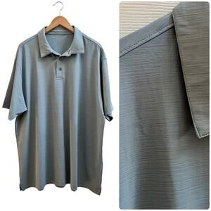 North Hudson Light Blue Performance Polo Shirt XL Golf Everyday Casual